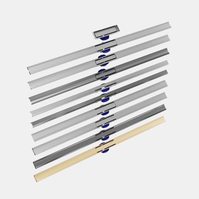 Pregled odtokov za prho Geberit CleanLine Pregled odtokov za prho Geberit CleanLine