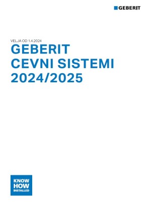 Geberit cevni sistemi 2025/2026 Geberit cevni sistemi 2025/2026