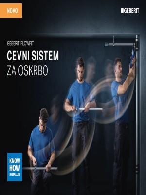 Geberit FlowFit Cevni sistem za oskrbo