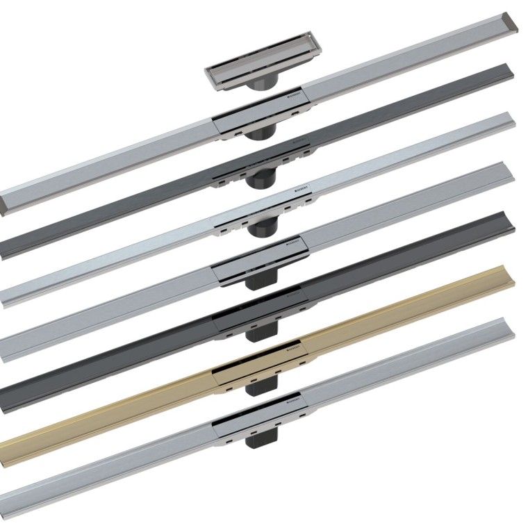 Pregled odtokov za prho Geberit CleanLine Pregled odtokov za prho Geberit CleanLine