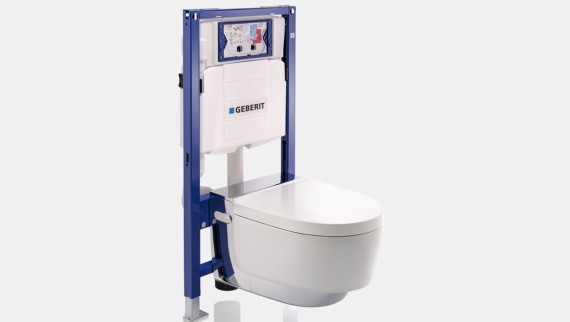 Element Geberit Duofix s tuš WC-jem Geberit AquaClean Mera Element Geberit Duofix s tuš WC-jem Geberit AquaClean Mera
