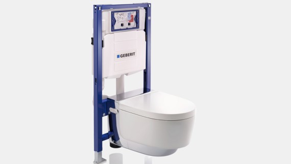 Element Geberit Duofix s tuš WC-jem Geberit AquaClean Mera