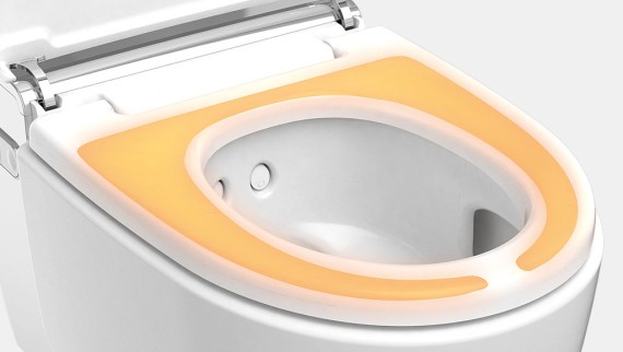 Geberit AquaClean z ogrevanim WC sedežem Geberit AquaClean z ogrevanim WC sedežem