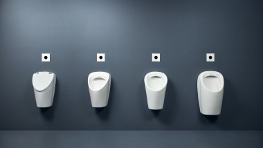 Serija pisoarjev Selnova podjetja Geberit (© Geberit)