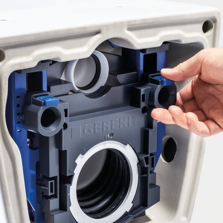 Geberit ONE WC s integrirana zmogljivost za nastavitev višine Geberit ONE WC s integrirana zmogljivost za nastavitev višine