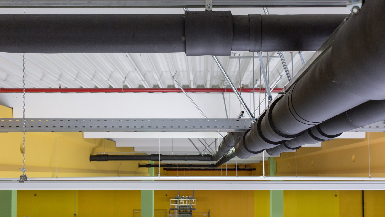 Geberit PE cevovodi v sistemu za odvodnjavanje streh Geberit Pluvia