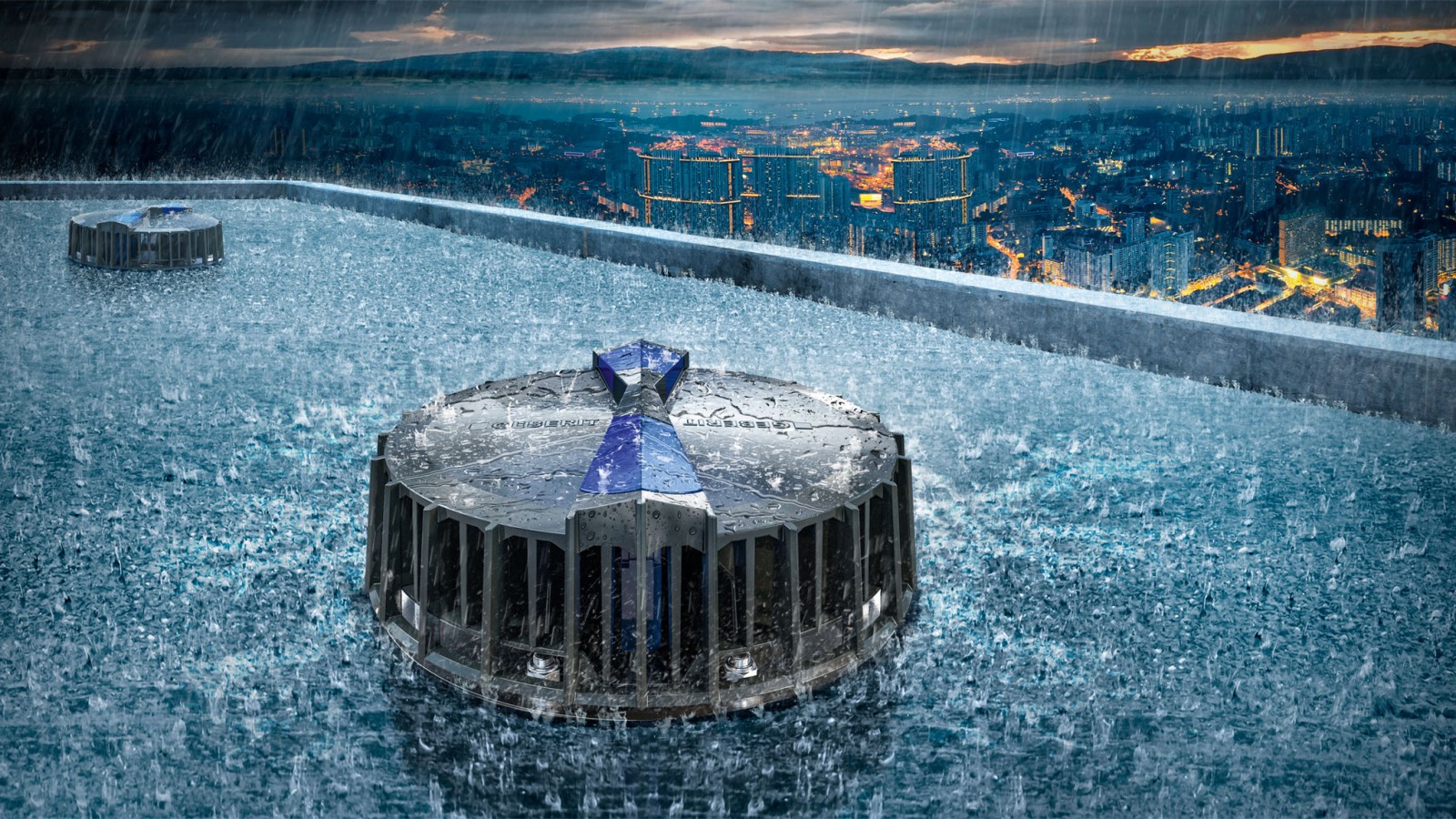 Strešno odvodnjavanje Geberit Pluvia