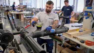 Predizdelava zvočno izoliranega drenažnega sistema z Geberit Silent-db20