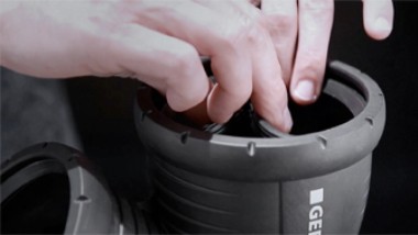 Geberit Silent-Pro: Enostavna odstranitev in vstavljanje EPDM tesnila
