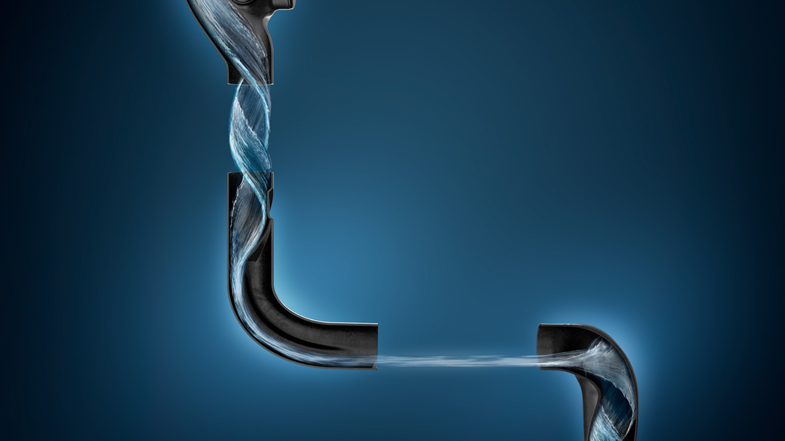 Prostorsko varčen cevni sistem za odvajanje vode Geberit SuperTube