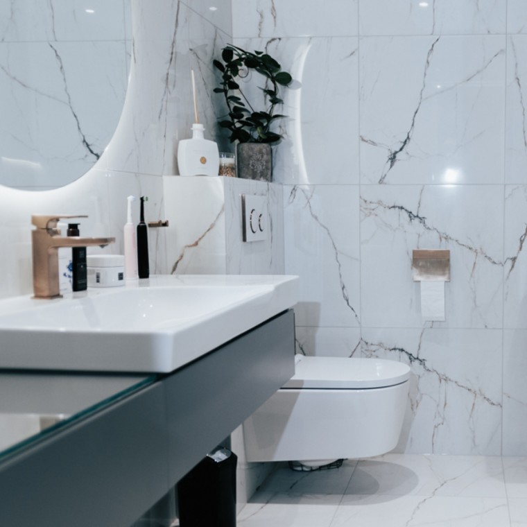 Prenovljena kopalnica Prenovljena kopalnica