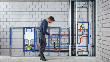 Geberit Duofix inštalacijski sistem za viseče WC-je (© Geberit)