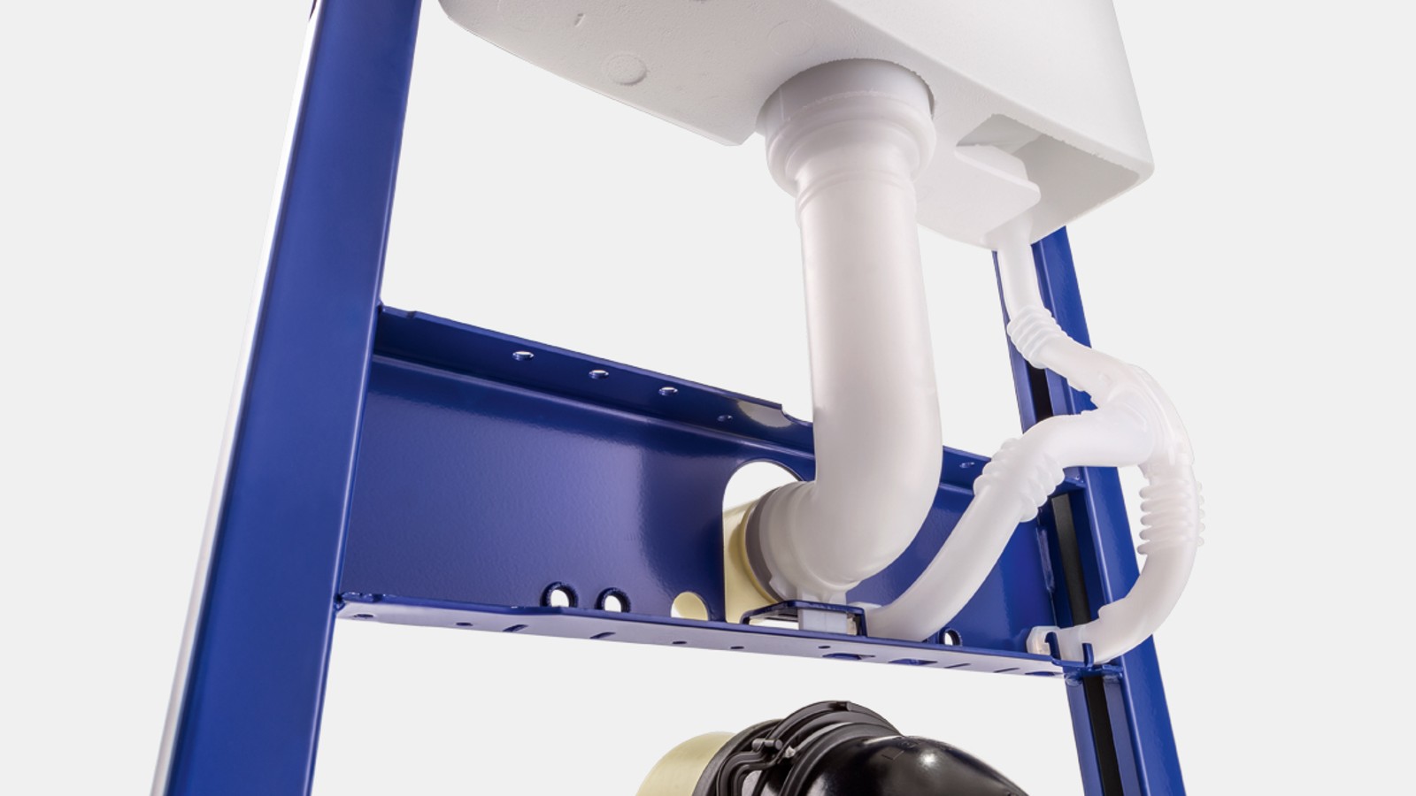 Podometni splakovalnik Geberit s prazno cevjo za priključek vode