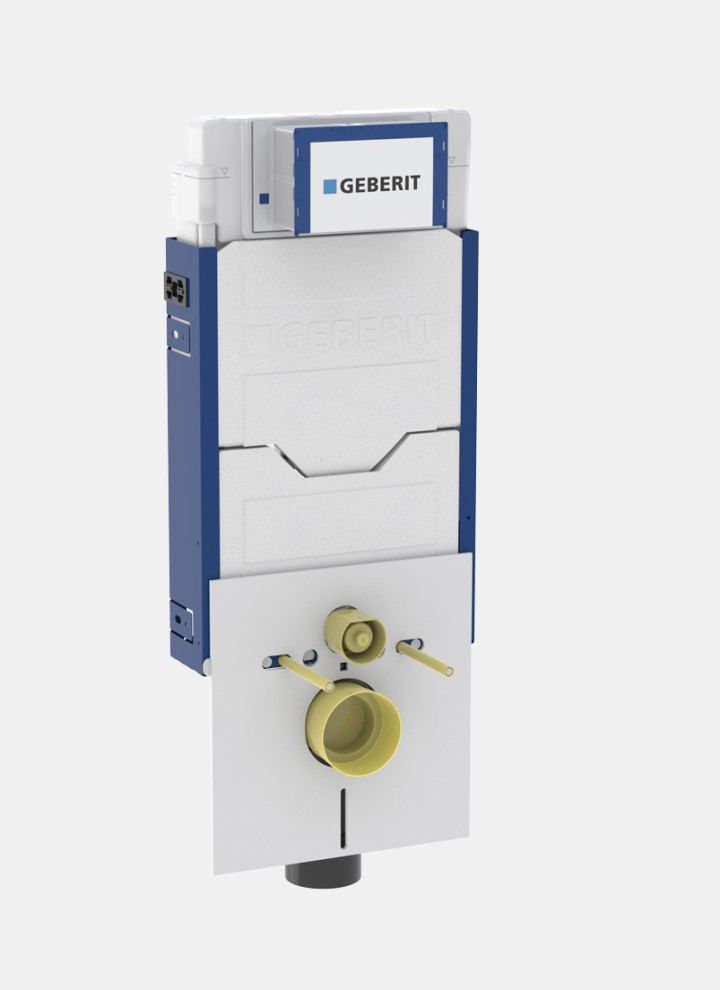 Geberit Kombifix – Element s podometnim splakovalnikom za vgradnjo