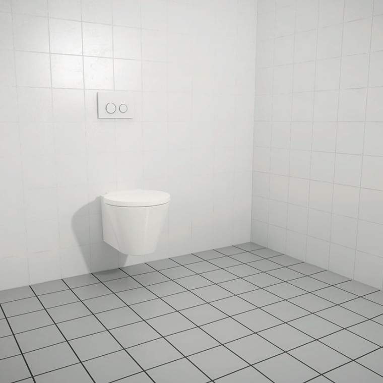 Namestitev sanitarnih naprav na obloženo steno s ploščicami Namestitev sanitarnih naprav na obloženo steno s ploščicami