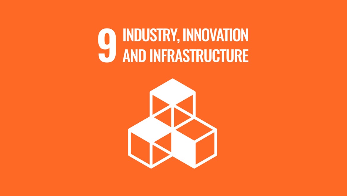 Cilj Organizacije zdrženih narodov 9 "Industrija, inovacije in infrastruktura"