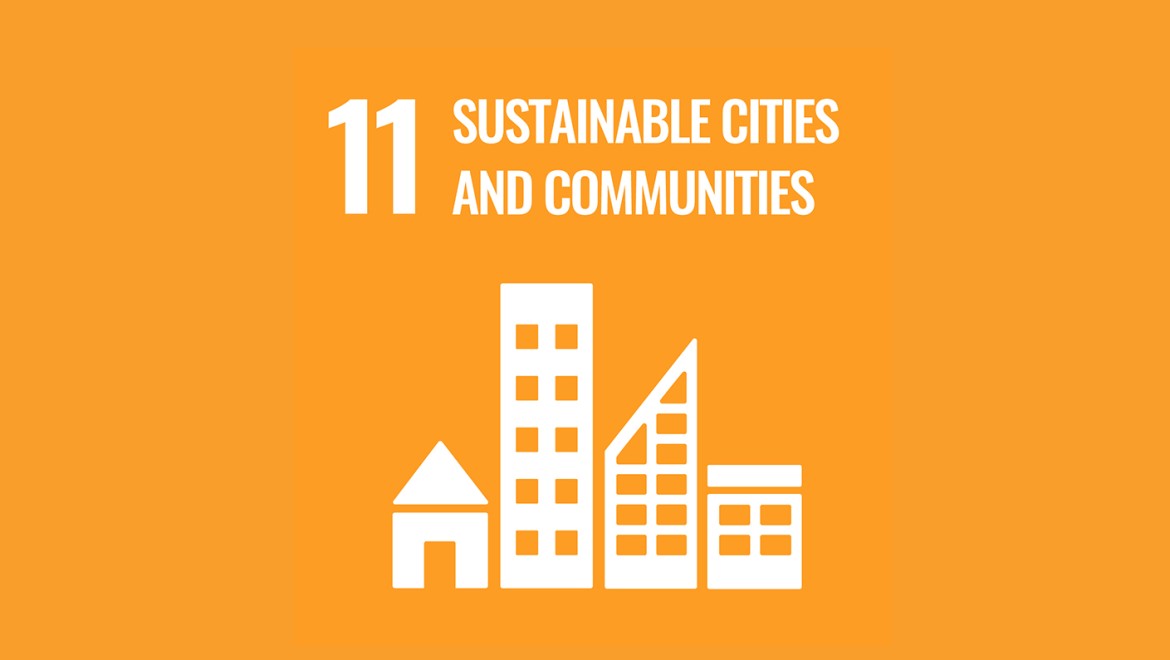 Cilj Organizacije zdrženih narodov 11 "Trajnostna mesta in skupnosti"
