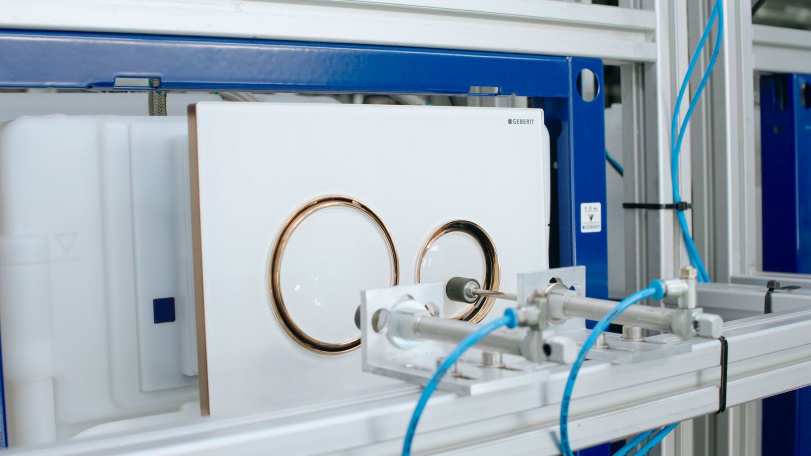 Preizkus kakovosti tipke za splakovanje Sigma21 v WC-sistemu Preizkus kakovosti tipke za splakovanje Sigma21 v WC-sistemu