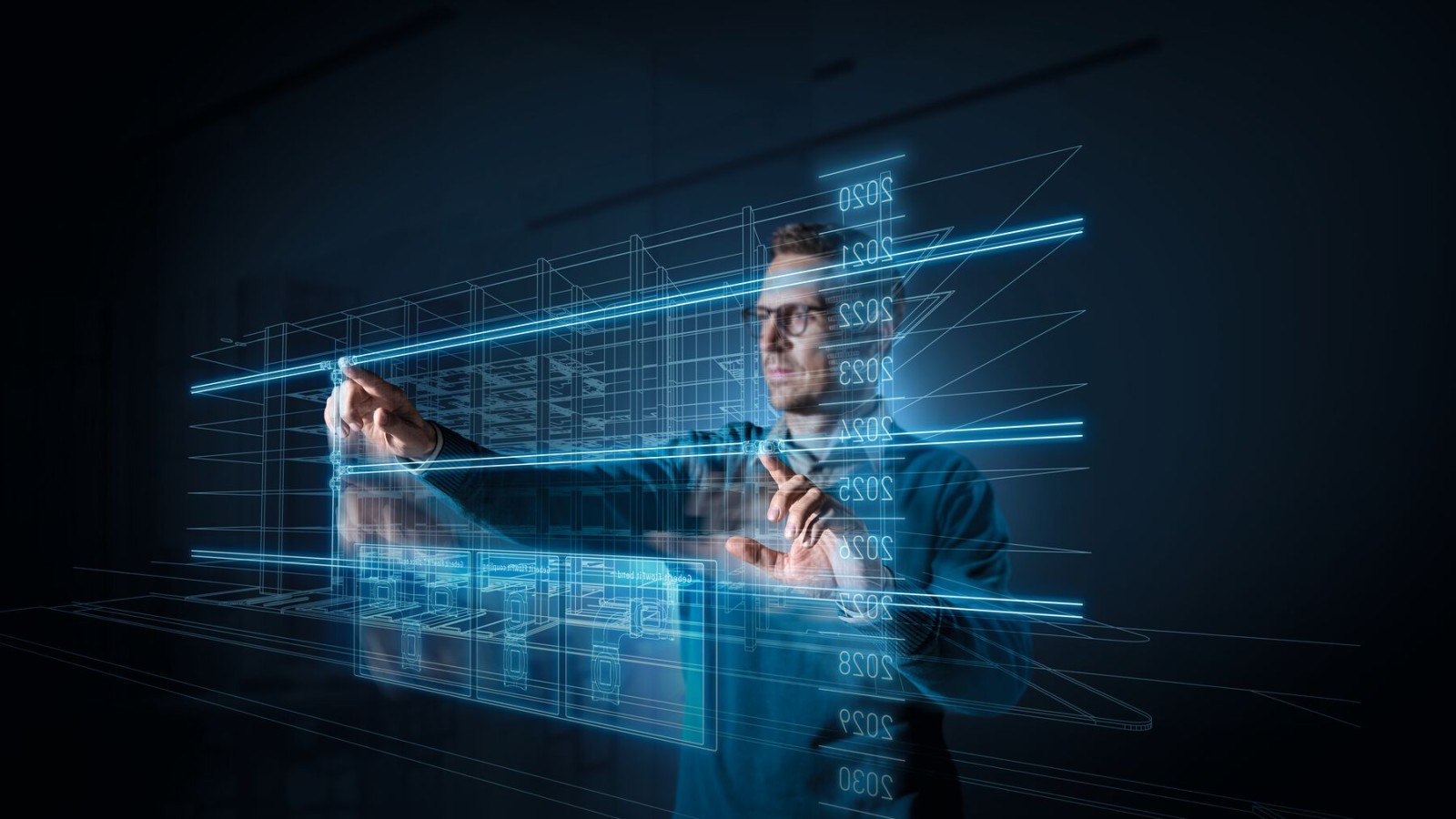 Načrtovalec pred zaslonom Načrtovalec pred zaslonom