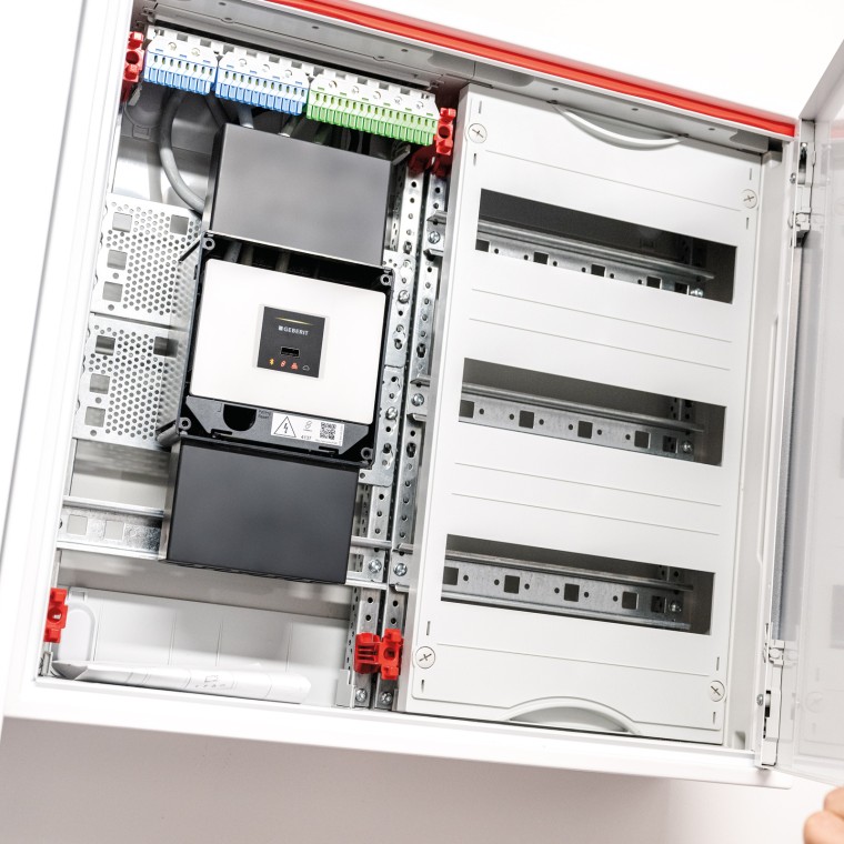 Geberit Gateway integriran v kontrolno omarico