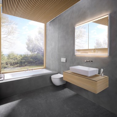Zmagovalni dizajn kopalnice 6x6 "Serenity" (© Geberit)