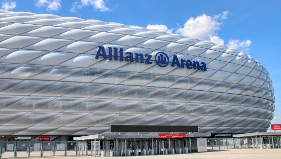 Allianz Arena, Munchen, Nemčija (© Pixabay)
