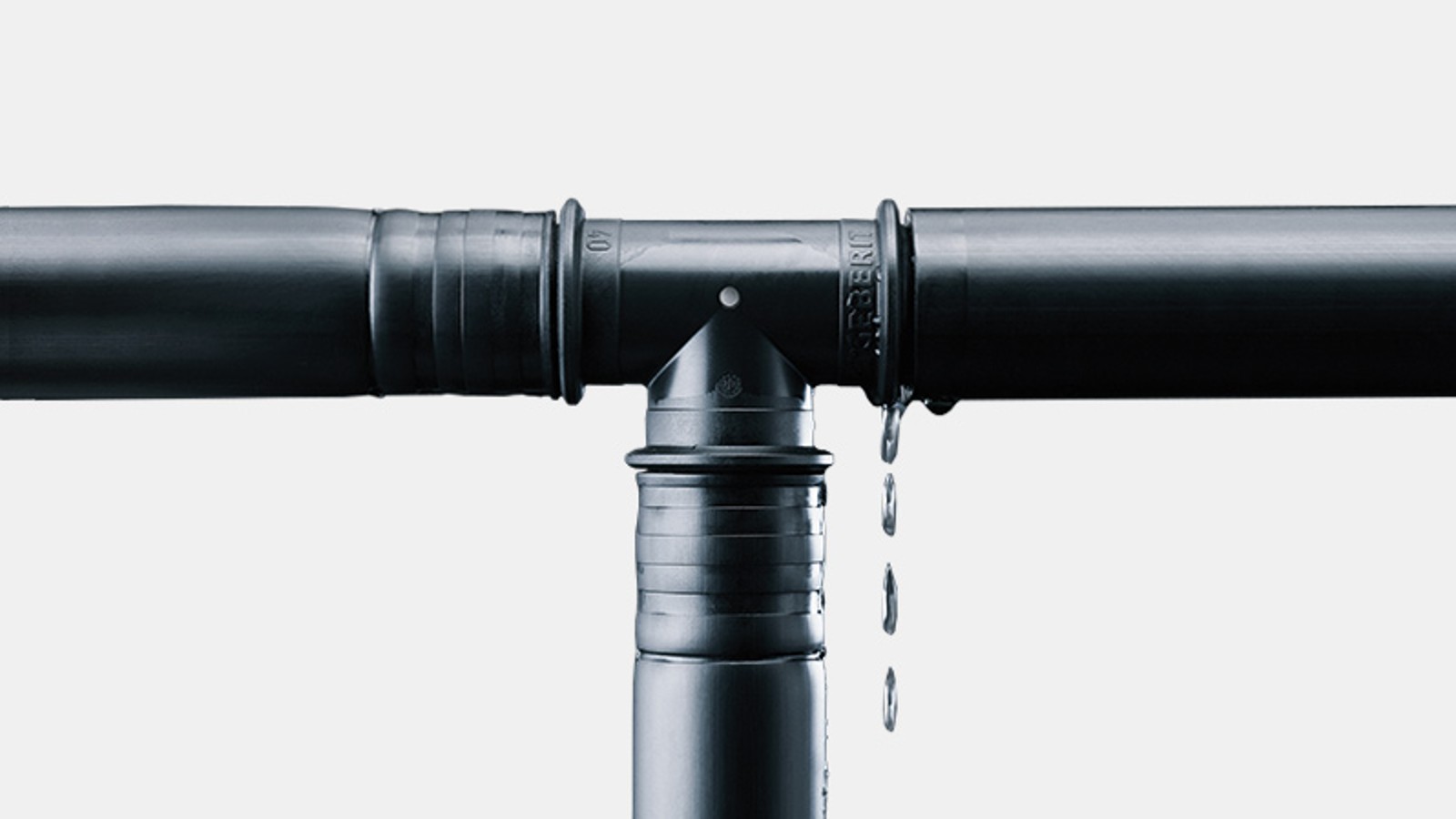 Nepritisnjeni fitingi Geberit Mepla so enostavno prepoznavni med preizkusom tlaka Nepritisnjeni fitingi Geberit Mepla so enostavno prepoznavni med preizkusom tlaka