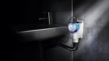 Geberit HS01 higienska splakovalna enota za umivalnik, ki se redko uporablja (© Geberit)