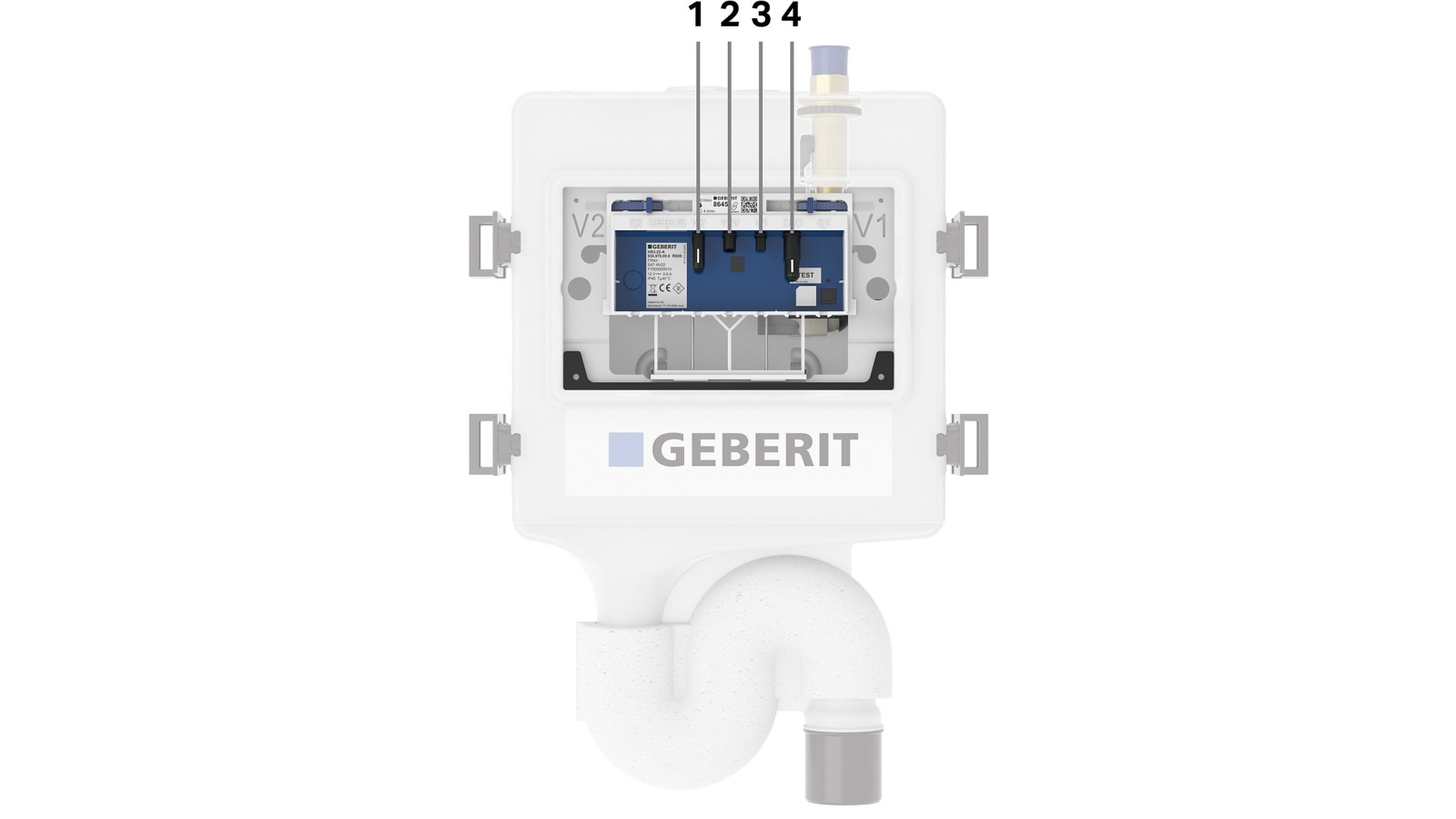 The Geberit HS30 higienska splakovalna enota (© Geberit) The Geberit HS30 higienska splakovalna enota (© Geberit)