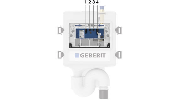 The Geberit HS30 higienska splakovalna enota (© Geberit)