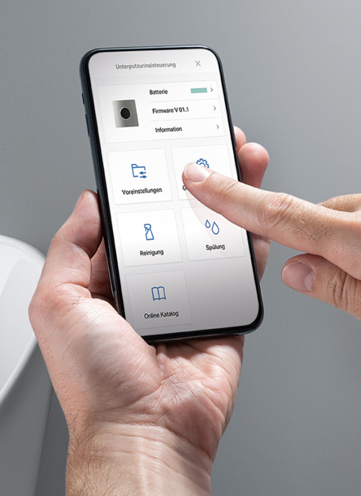 Aplikacija Geberit Control upravlja sanitarne instalacije Aplikacija Geberit Control upravlja sanitarne instalacije