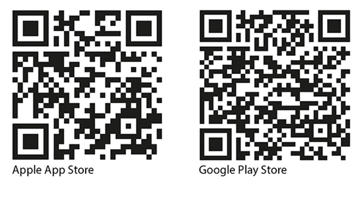 Koda QR za aplikacijo Geberit Home za iOS in za Android