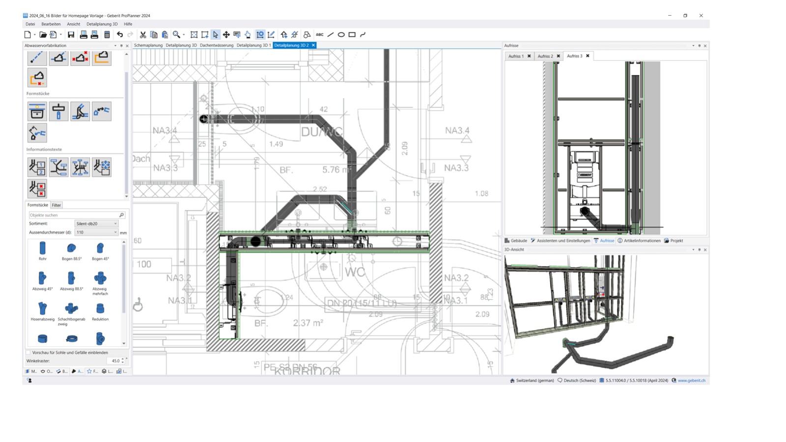 Planning of prefabrication for drainage systems Planning of prefabrication for drainage systems
