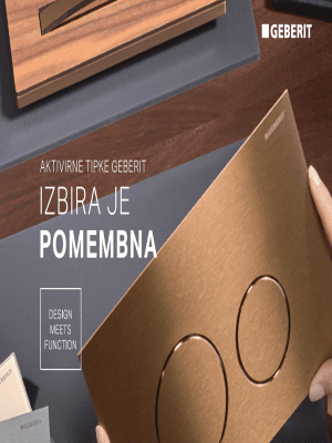 Izbira je pomembna - Aktivirne tipke Geberit Izbira je pomembna - Aktivirne tipke Geberit