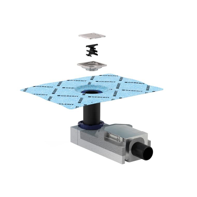 Vgradni set Geberit za odtok za breznivojski pršni prostor Vgradni set Geberit za odtok za breznivojski pršni prostor