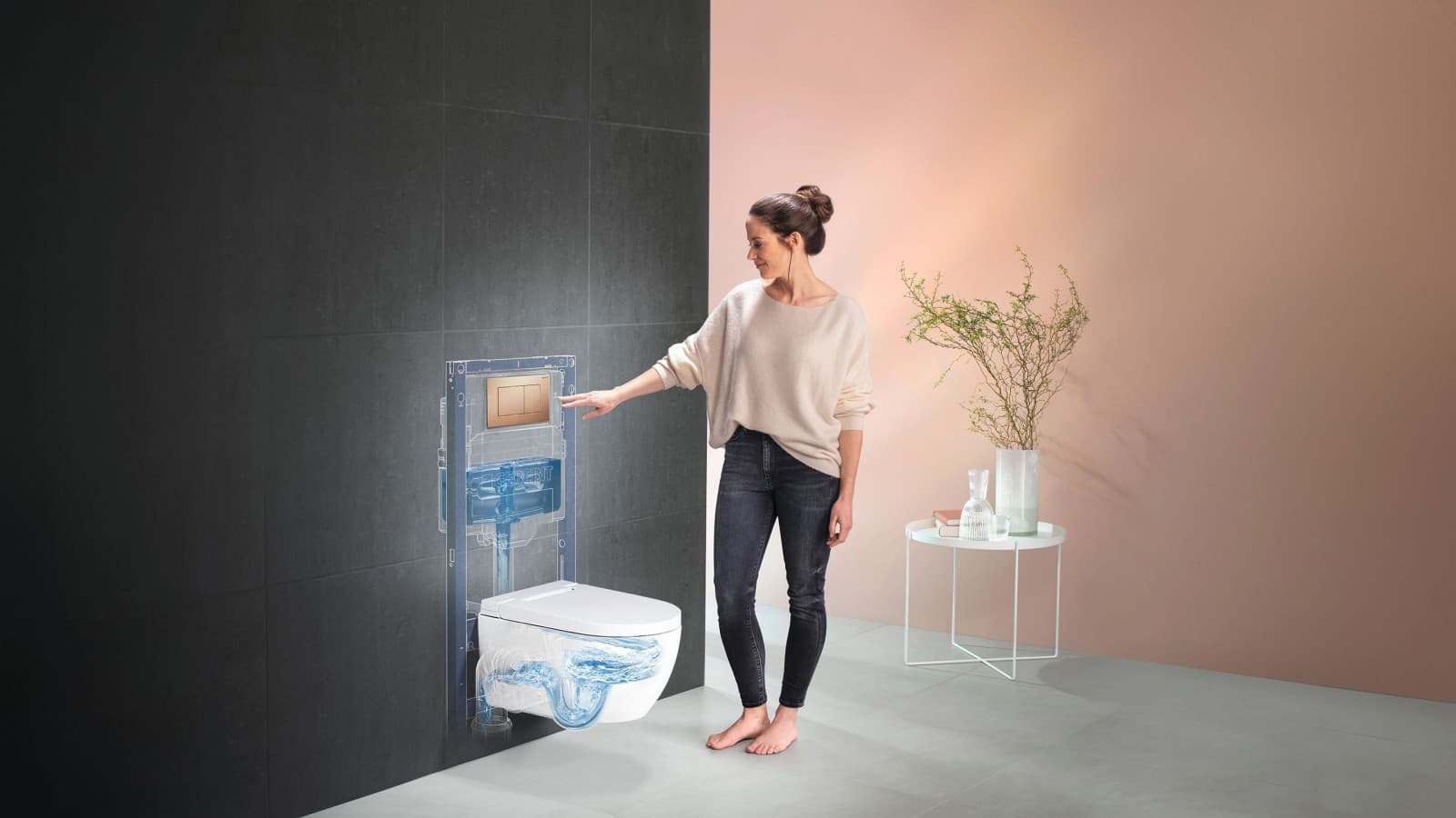 Oseba ob Geberit AquaClean Alba Oseba ob Geberit AquaClean Alba
