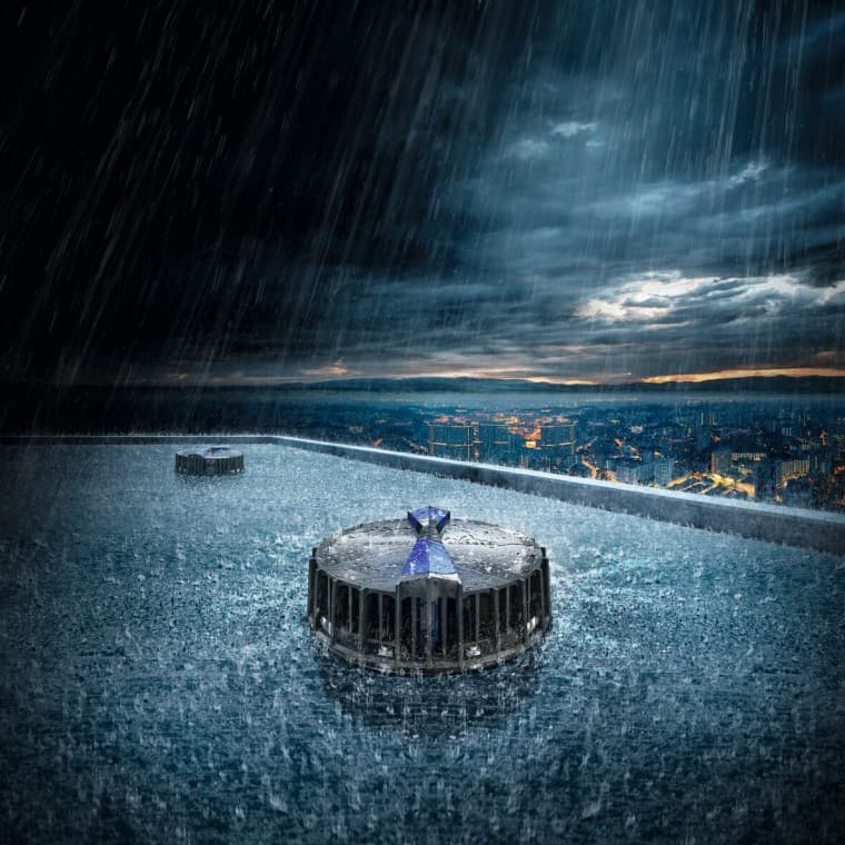 Aktivno odvajanje meteorne vode s sistemom Geberit Pluvia Aktivno odvajanje meteorne vode s sistemom Geberit Pluvia