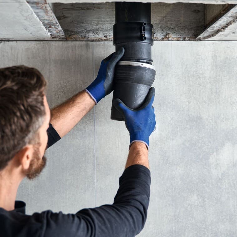 Inštalacija fitinga Geberit Silent-db20 Offset Inštalacija fitinga Geberit Silent-db20 Offset