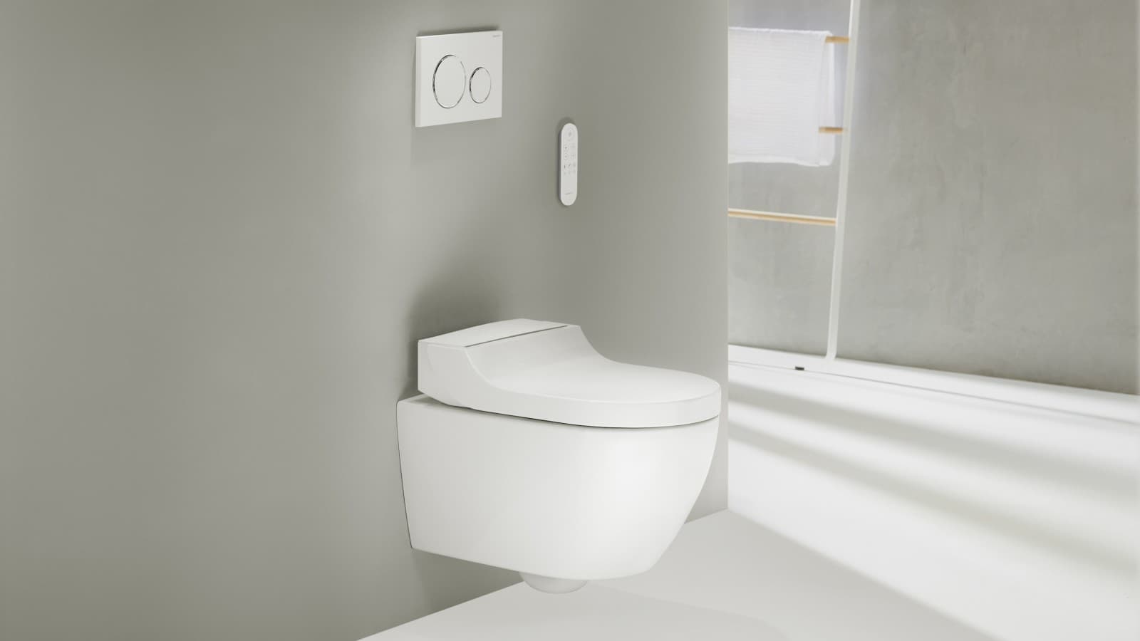 Geberit AquaClean Tuma Comfort z daljinskim upravljalnikom Sigma20 Geberit AquaClean Tuma Comfort z daljinskim upravljalnikom Sigma20