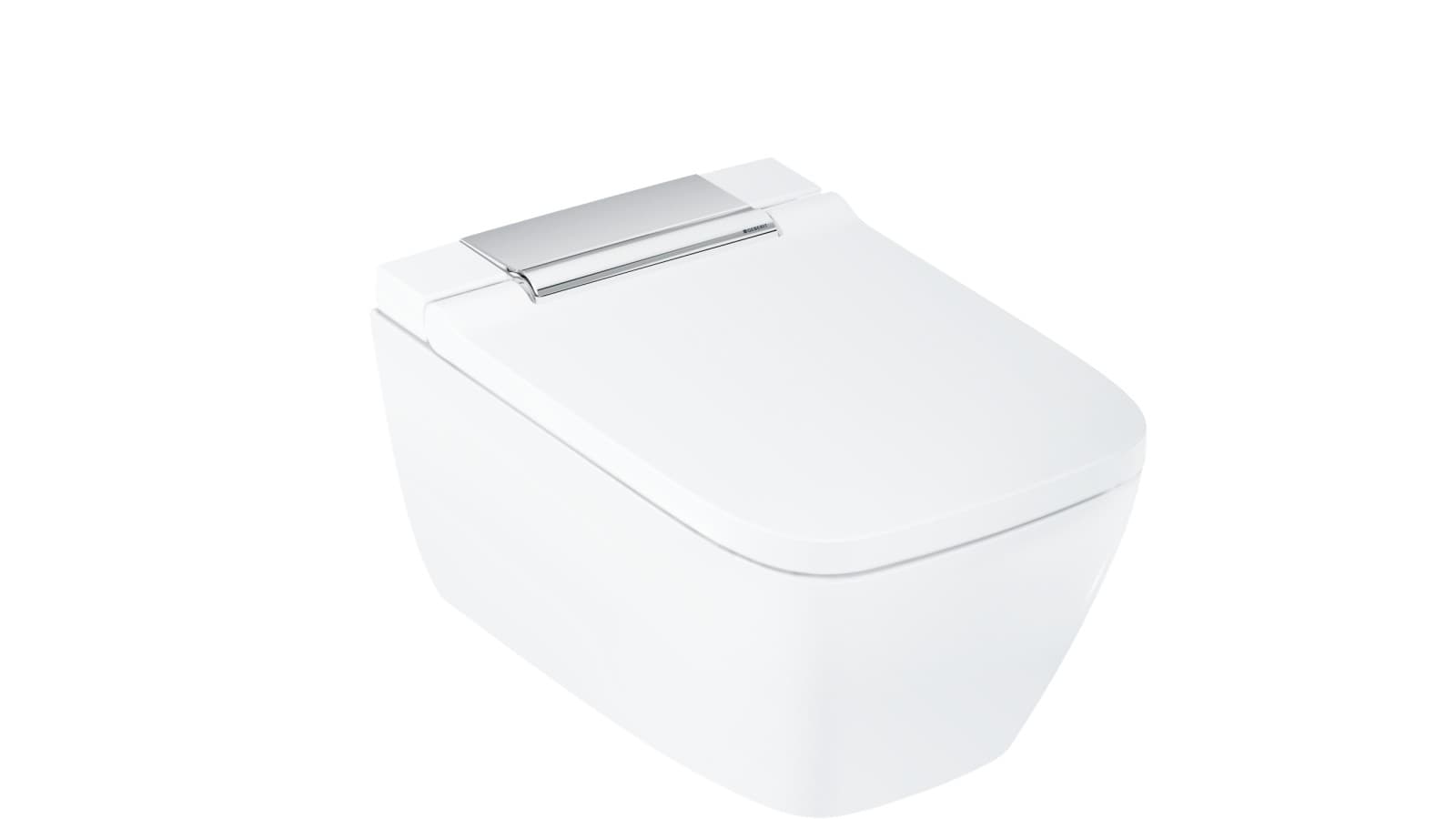 AquaClean Sela oglato z dizajnerskim pokrovom v sijajnem kromu AquaClean Sela oglato z dizajnerskim pokrovom v sijajnem kromu