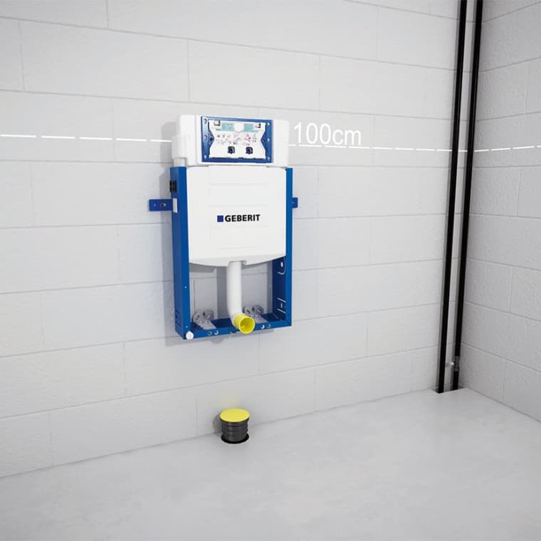 Pritrditev podometnega splakovalnika Geberit Kombifix Pritrditev podometnega splakovalnika Geberit Kombifix