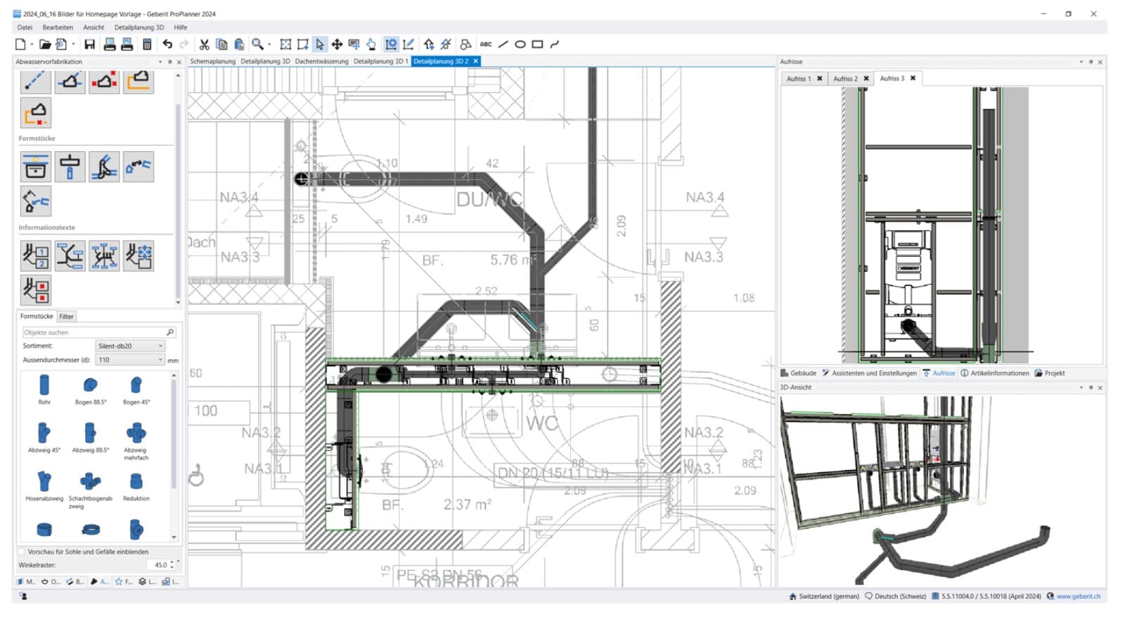 Planning of prefabrication for drainage systems Planning of prefabrication for drainage systems