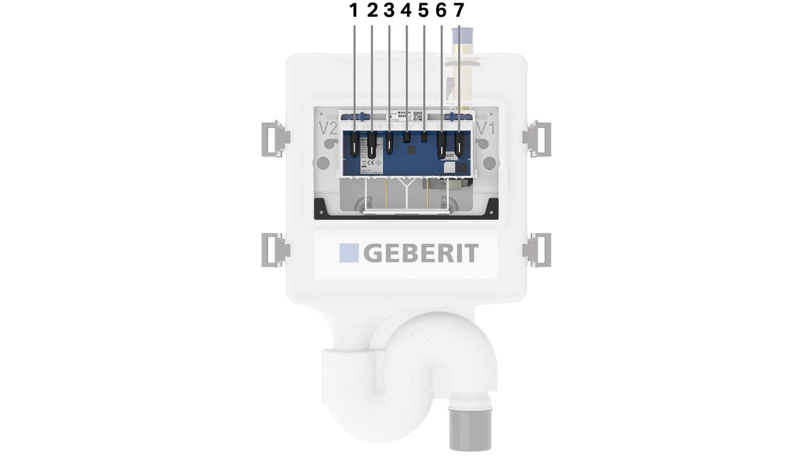 The Geberit HS50 higienska splakovalna enota(© Geberit) The Geberit HS50 higienska splakovalna enota(© Geberit)